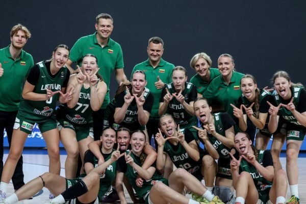 U16 merginų rinktinė 2025-08-25